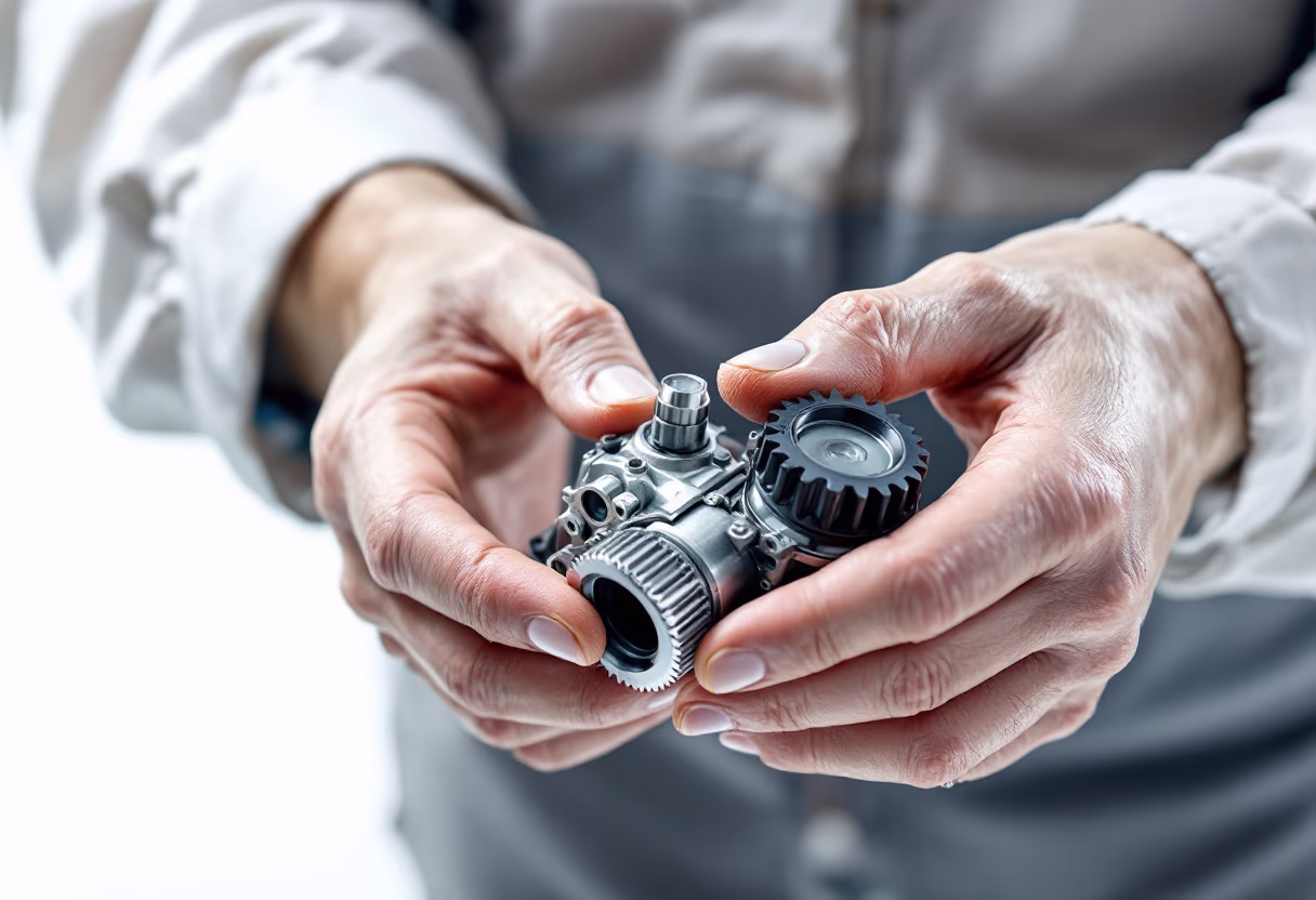 image of mechanics at work on a car